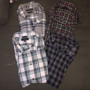 Four Men’s Banana Republic Flannels